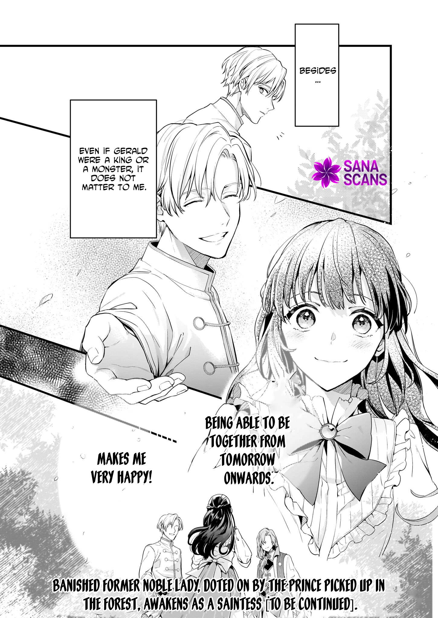 The Exiled Former Lady Loved by a Prince She Found in the Forest, Awakening as a Saint. Chapter 4 Page 36